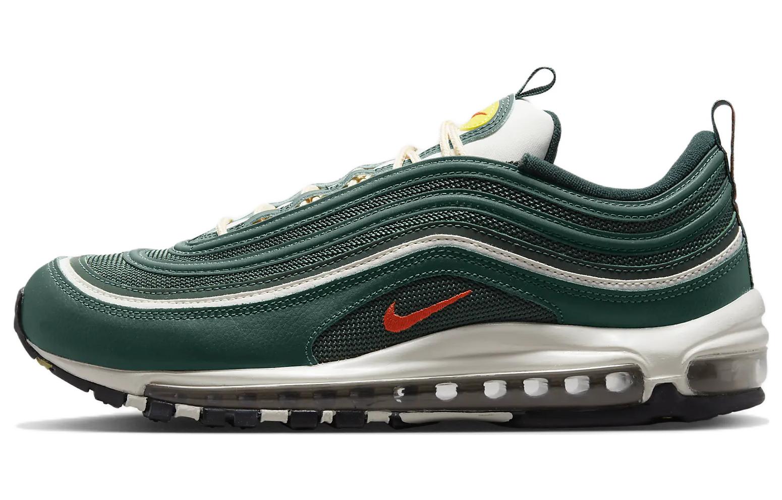 NIKE★AIR MAX 97★PRO GREEN/PICANTE RED-PRO GREEN-SAIL Nike Air Max 97 SE Athletic Company Pro Green Picante Red
