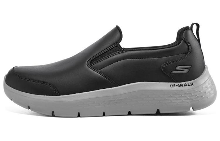 Skechers Go Walk Flex Casual Shoes Men Low-Top Black Gray US