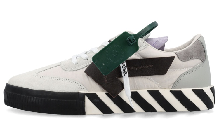 OFF-WHITE フロティンクアロレスアッフスニカ 【関税込】 OFF-WHITE New Vulcanized Low White Black Grey Lilac - POIZON