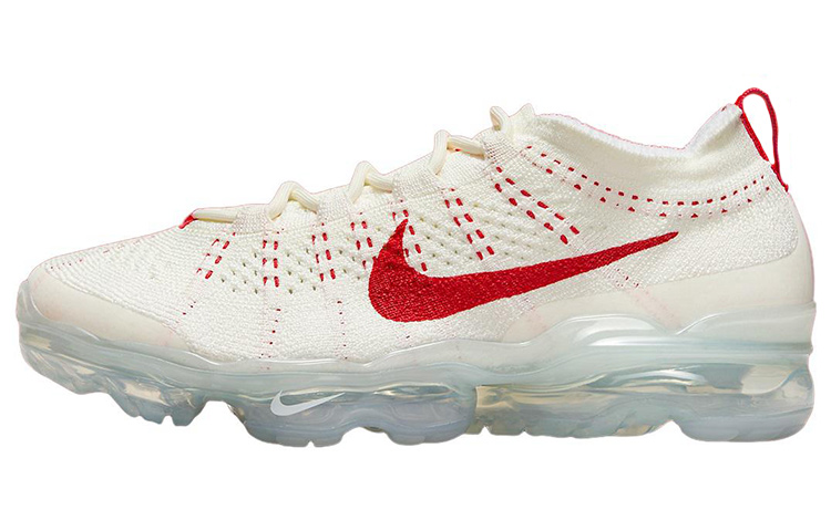 Nike Air VaporMax 2023 Flyknit Sail Track Red Women s POIZON