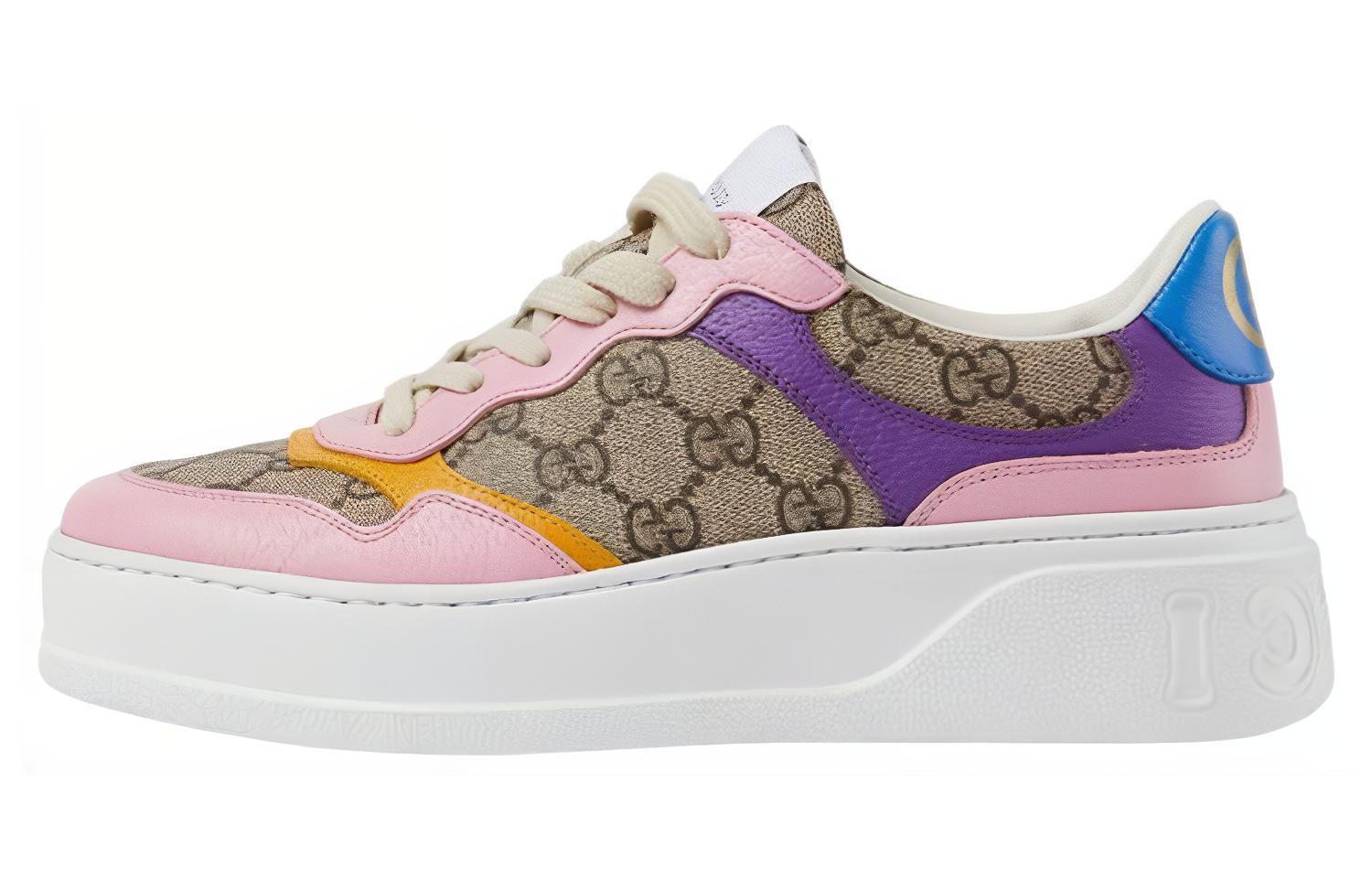 GUCCI GG Sneakers Beige Women's - POIZON