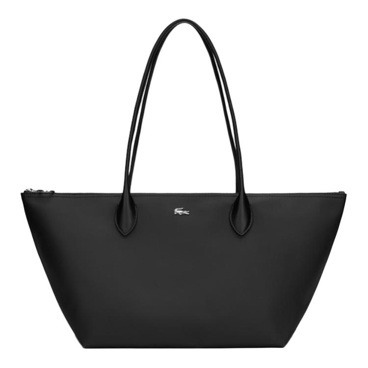 LACOSTE PVC BLACK store TOTE NF1270VP