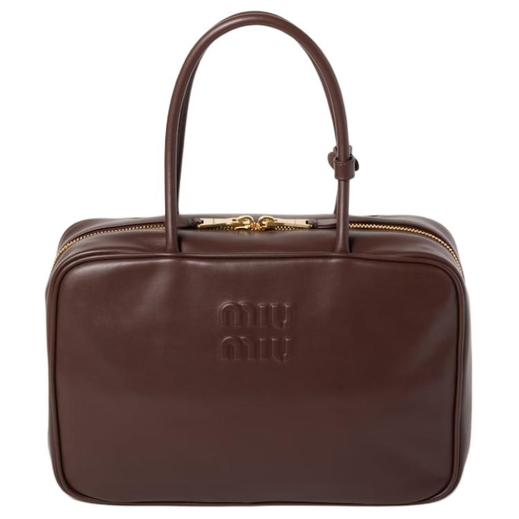 Vintage Miu Miu Leather Satchel Shoulder Bag | eBay
