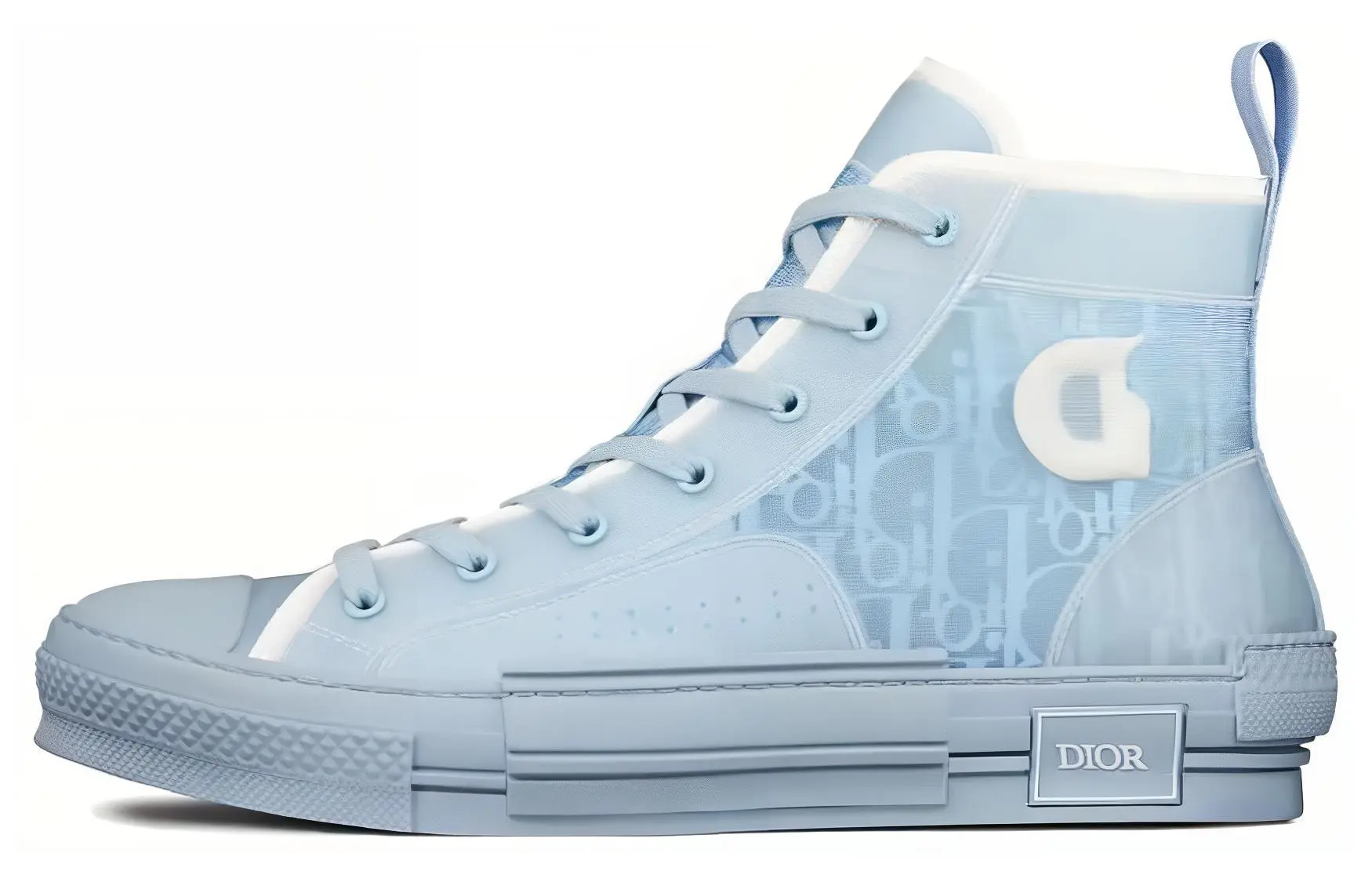 dior b23 high top daniel arsham light blue