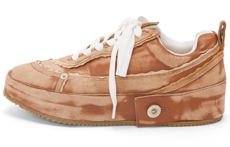 スニーカー LOEWE Men Sneakers M816V29X123110 Brown LOEWE Casual Shoes Men Low-Top Brown US M 9 - POIZON