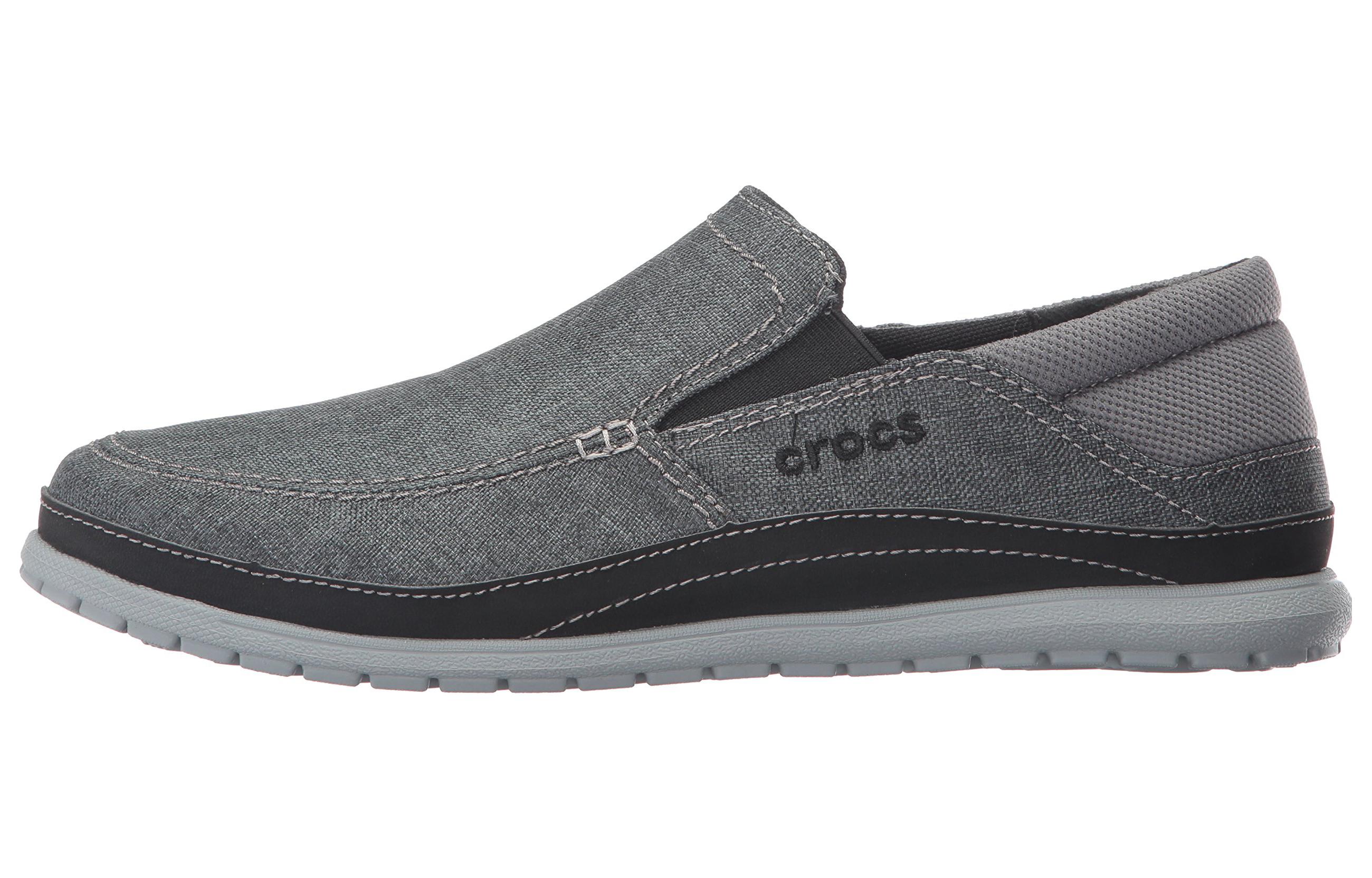 Crocs Santa Cruz Playa Slip-On Shoes 'Dark Grey' - POIZON