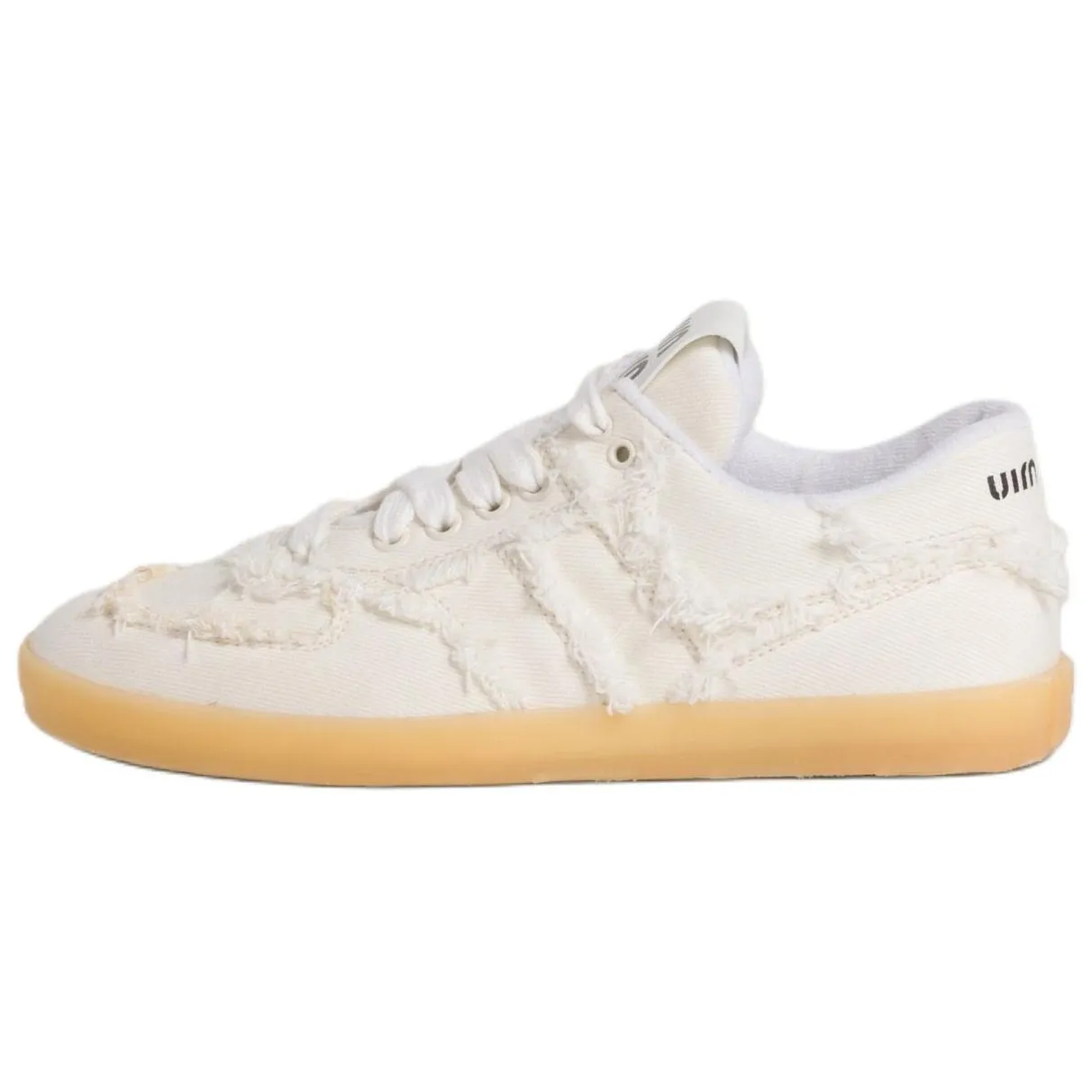 MIU MIU Skateboard Shoes Women's Low-Top White - POIZON
