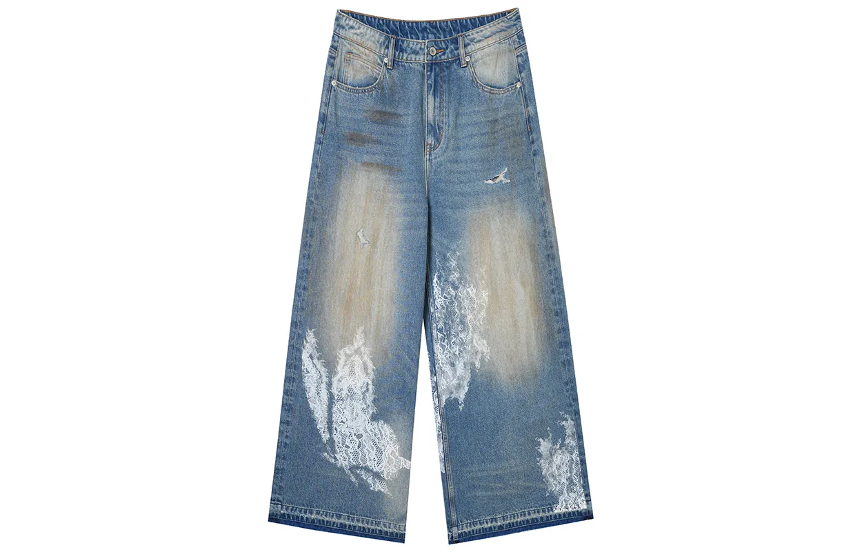 KODAKBLACK Jeans Unisex Blue - Cheap Unaf-arbitres Jordan Outlet