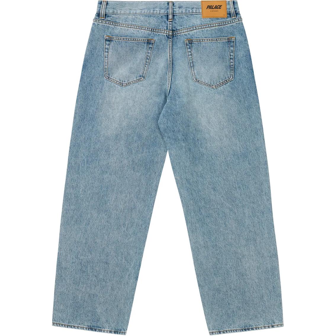 P90 Baggy Jean Black Stone Wash - Summer 2024 - Palace Community