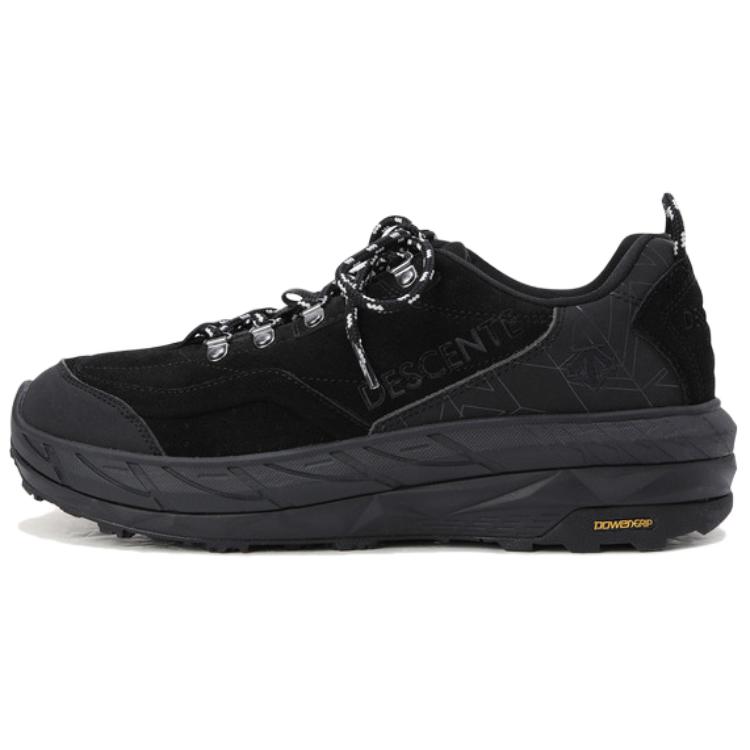 DESCENTE Casual Shoes Unisex Low-Top Black - POIZON