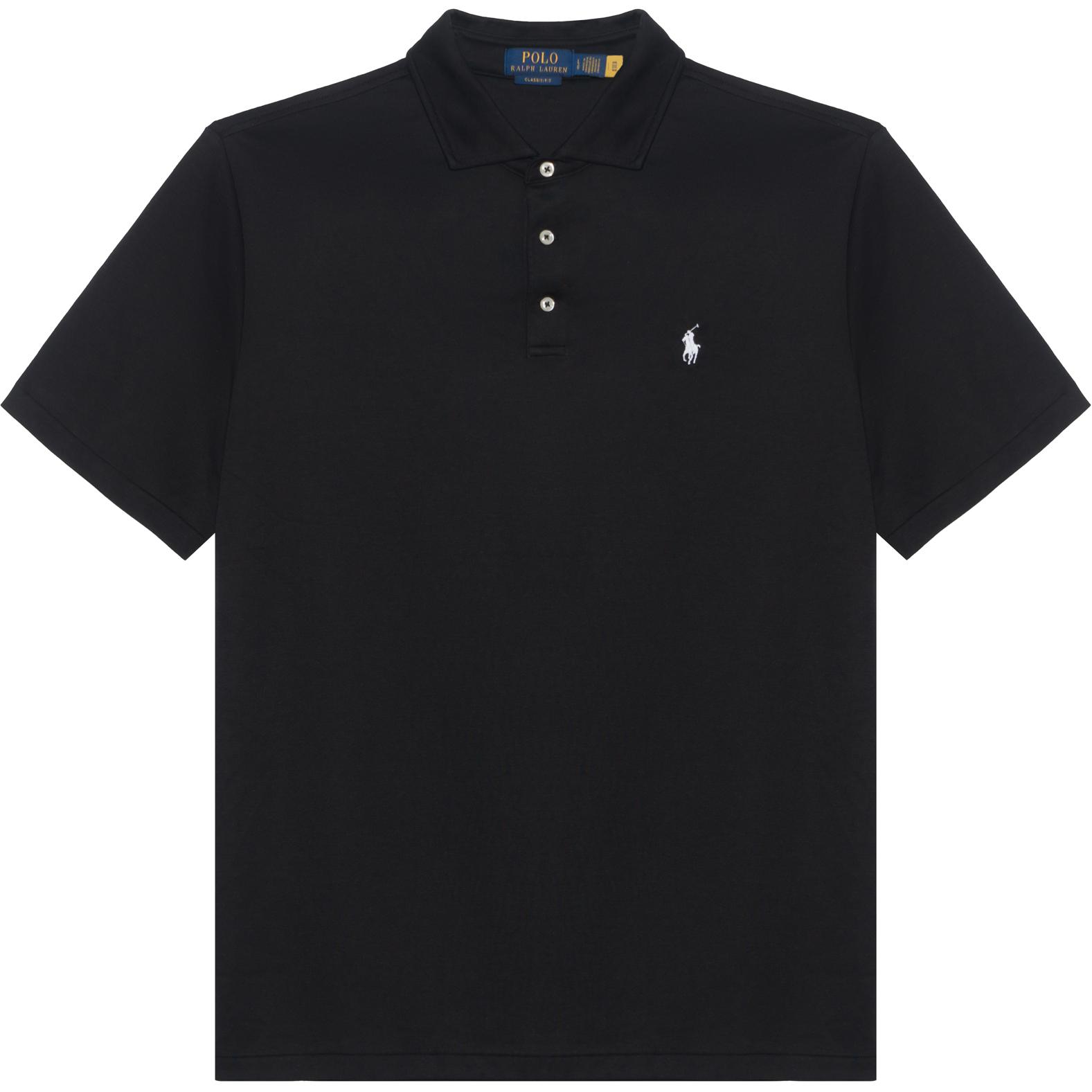 Ralph lauren black polo shirt mens online