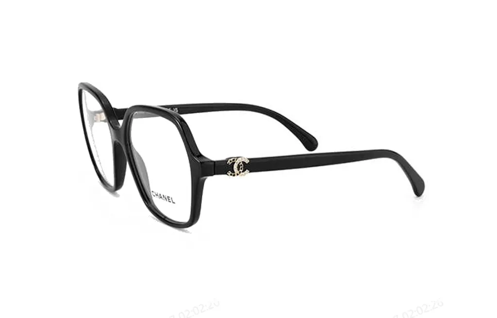 CHANEL Eyeglass Frames Unisex Black - POIZON CHANEL Eyeglass Frames Unisex Black - POIZON