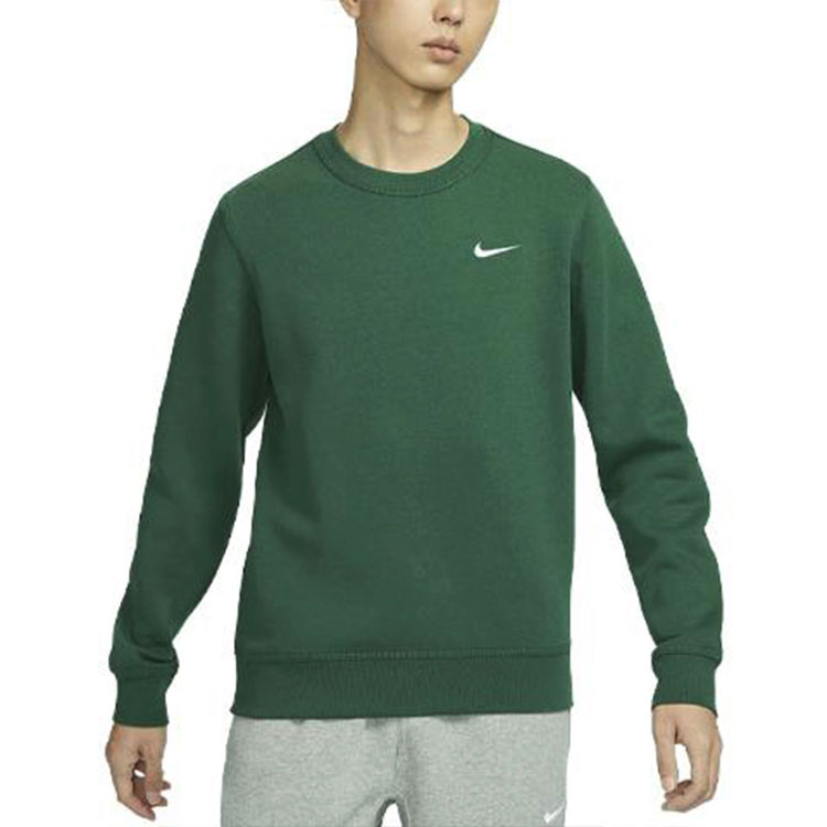 Nike Club Fleece Logo CrewNeck Sweatshirt Green - POIZON Nike Club Fleece Logo CrewNeck Sweatshirt Green - POIZON