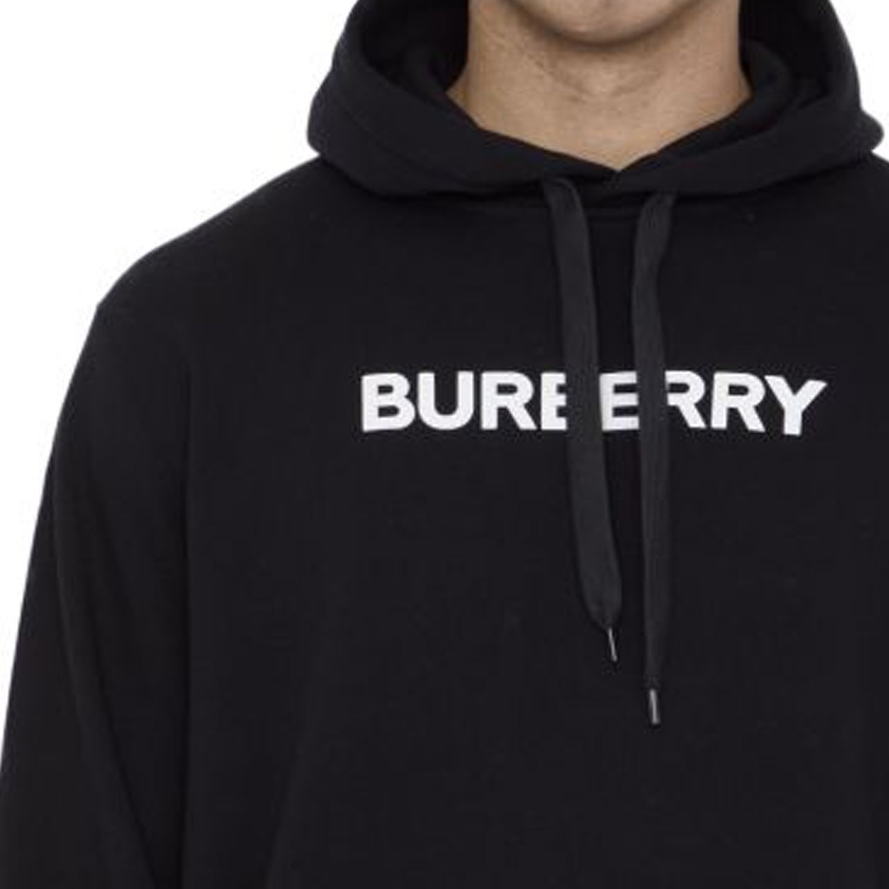 Burberry Logo Printed Drawstring Hoodie M - POIZON