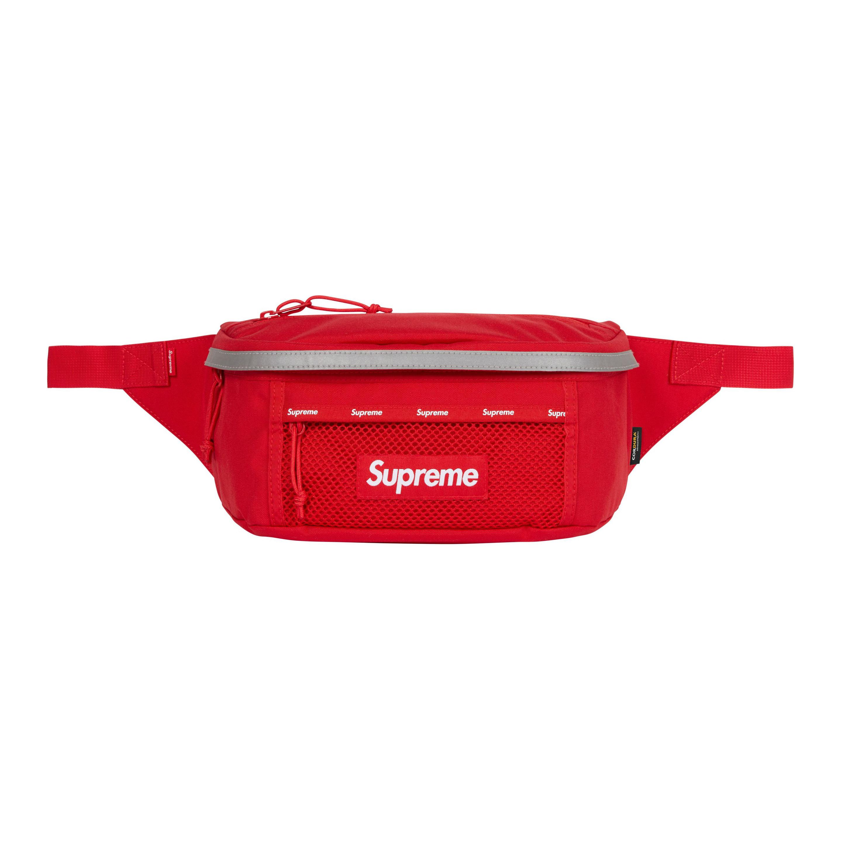 Two Fanny Pack Shoulder bag store Supreme New Red And Black