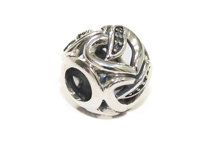 NEW Authentic Running Shoe, Clear CZ Sterling Silver Charm