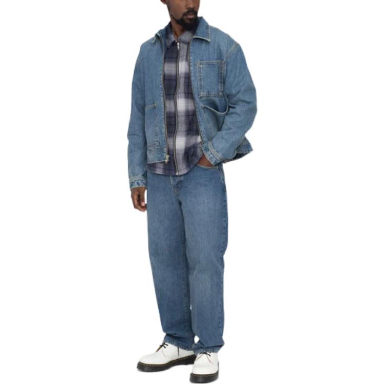 Stussy Denim Zip Work Jacket - Cheap Rcj Jordan Outlet Stussy Denim Zip Work Jacket - Cheap Rcj Jordan Outlet