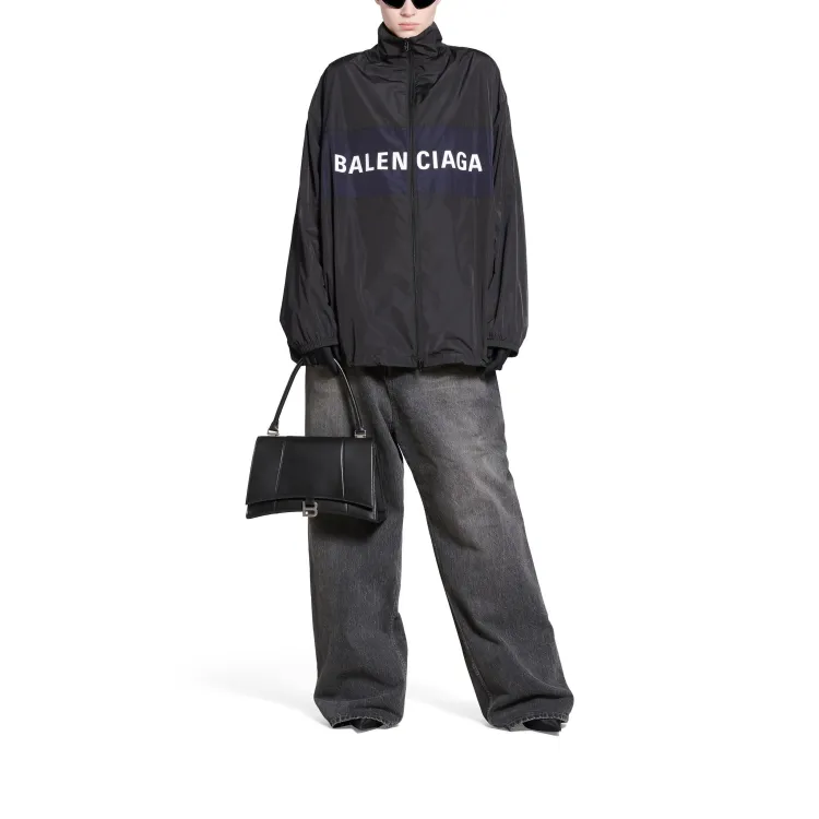 Balenciaga Logo Printed High-Neck Jacket XL Without Shopping Balenciaga Logo Printed High-Neck Jacket XL Without Shopping