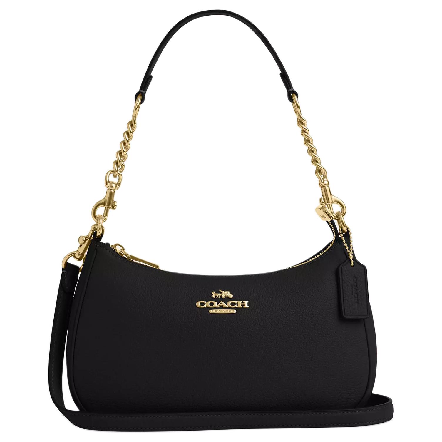 COACH Pebbled Leather Crossbody Handbag Shoulder Bag Medium