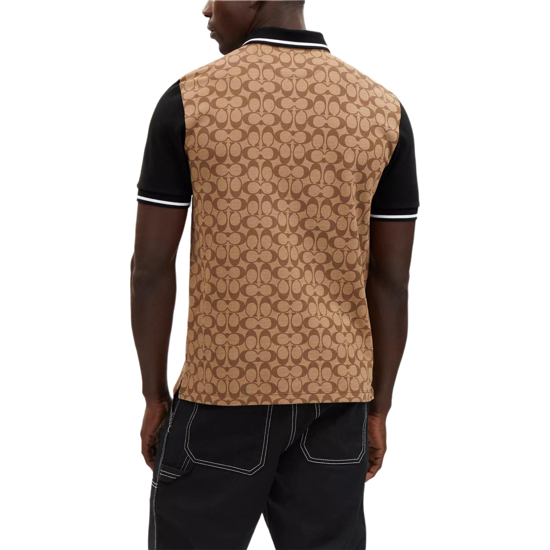 COACH Polo Shirts Men Black - POIZON