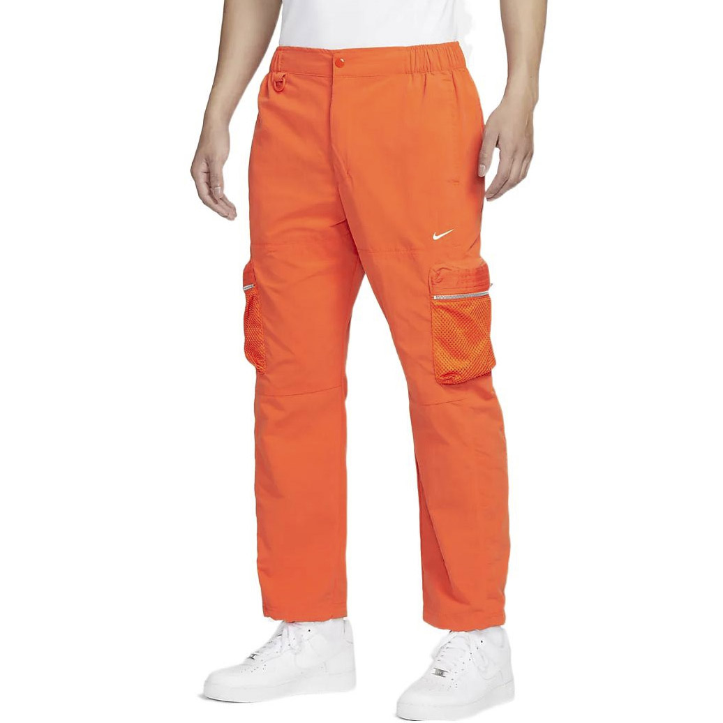 Nike Premium Big Pocket Straight-Leg Cargo Pants Men's Orange XXXXL - POIZON