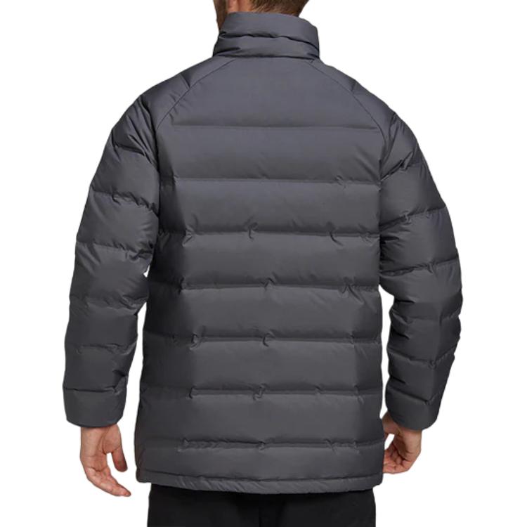 Adidas Down Jacket Winter Men's Dark Gray XL - POIZON