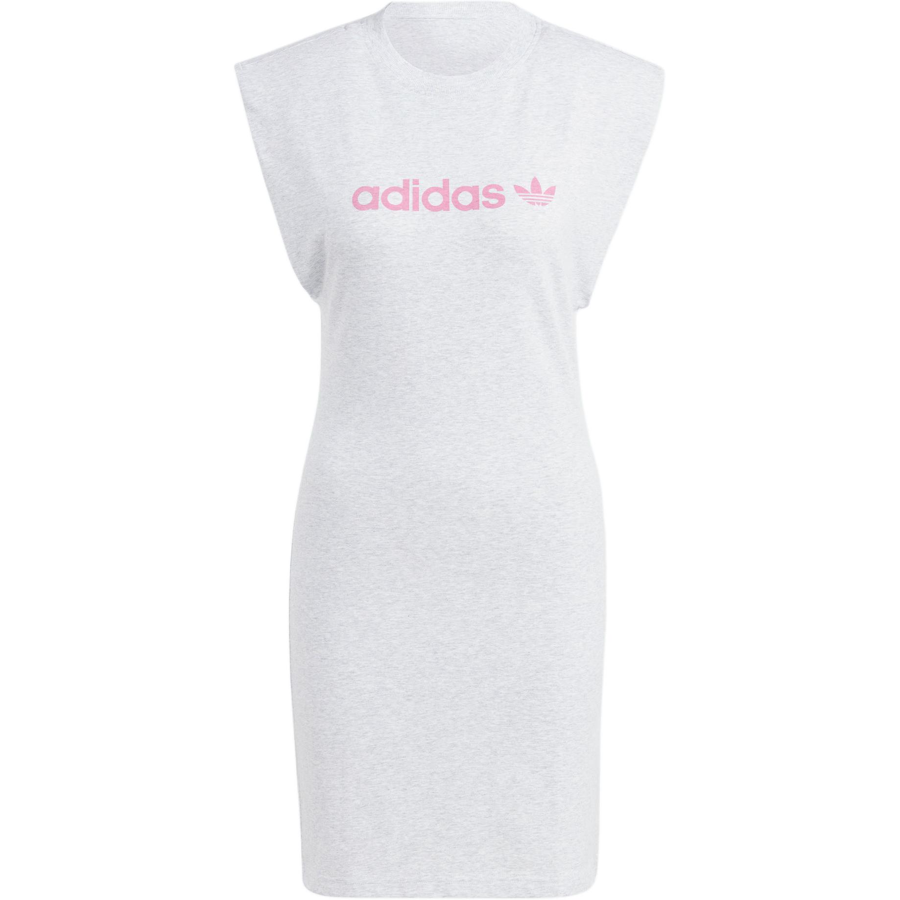 Adidas Originals Sleeveless Dresses Women s Light Heather Gray POIZON