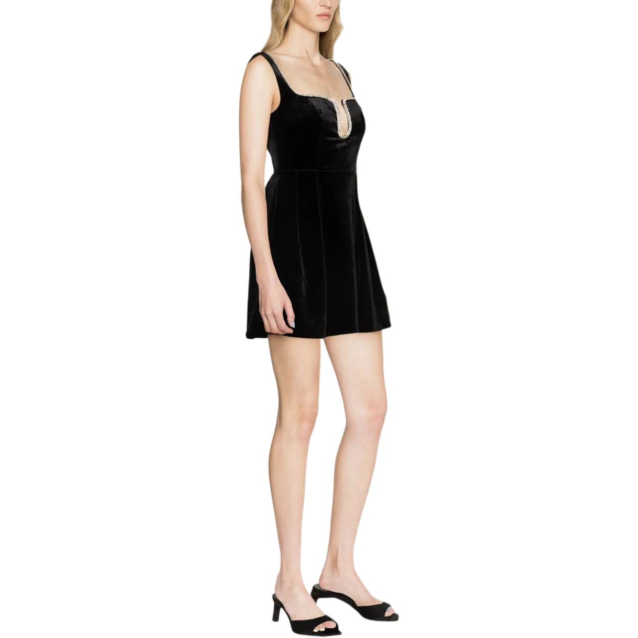 国内配送【SELF PORTRAIT】プッシー ボウ マキシドレス Self-portrait Sleeveless Dresses Women's Black - POIZON