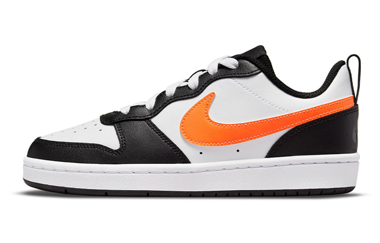 Nike Court Borough 2 Low White Black Orange GS nike air max