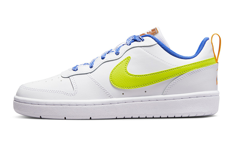NIKE スニーカー US 6.5 ホワイト/グリーン/イエロー