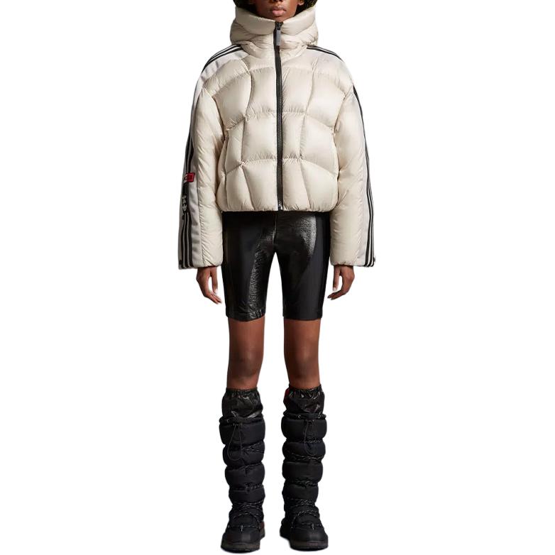 MONCLER GENIUS X Adidas Fusine Short Down Jacket 'White' 2