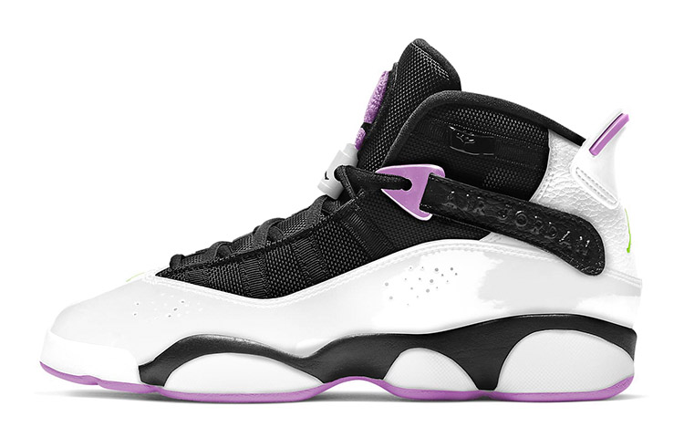 Jordan 6 Rings White Light Purple GS - POIZON