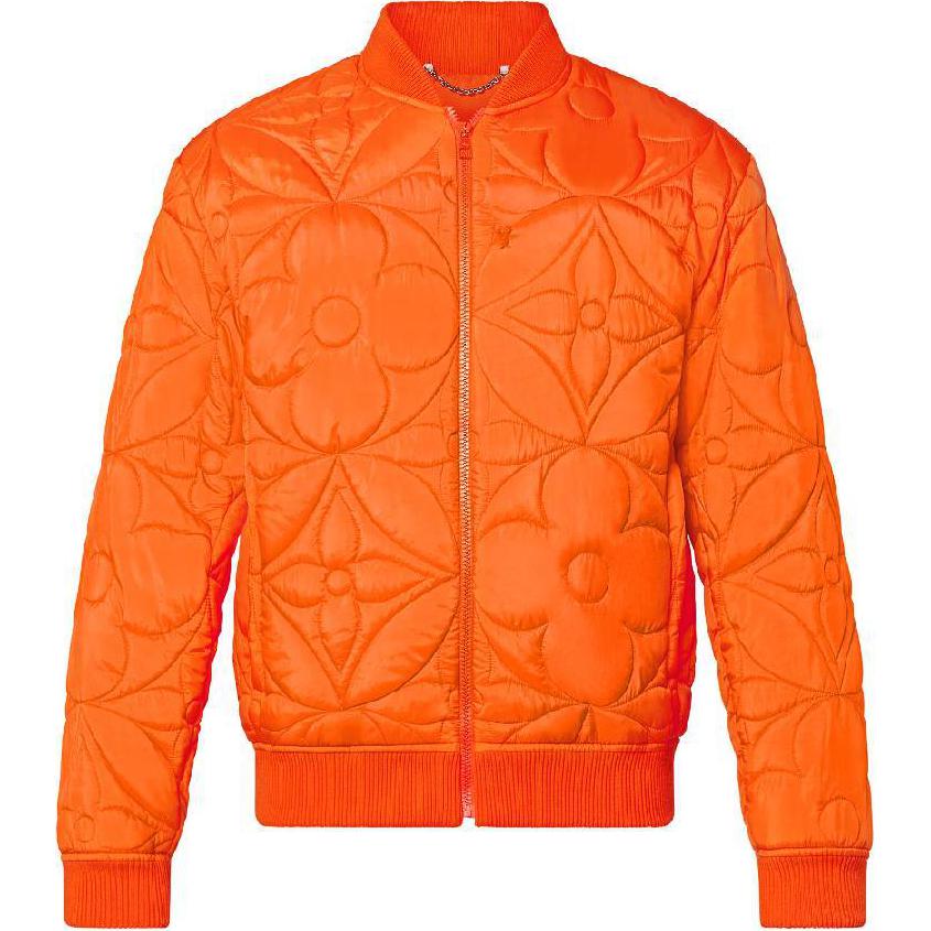 Louis Vuitton Orange Jackets Coats on Sale Authentic POIZON