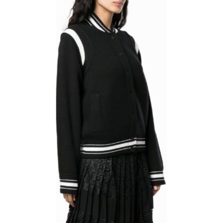 ジャケット GIVENCHY Women Jackets BW30HG15B3 004 BLACK Leather bomber jacket in black - Givenchy | Mytheresa