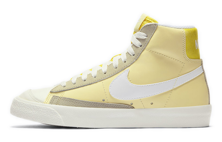 nike blazer 77 trainers in white and yellow
