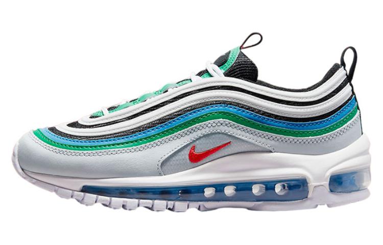 Nike Air Max 97 Pure Platinum Light Crimson GS - POIZON