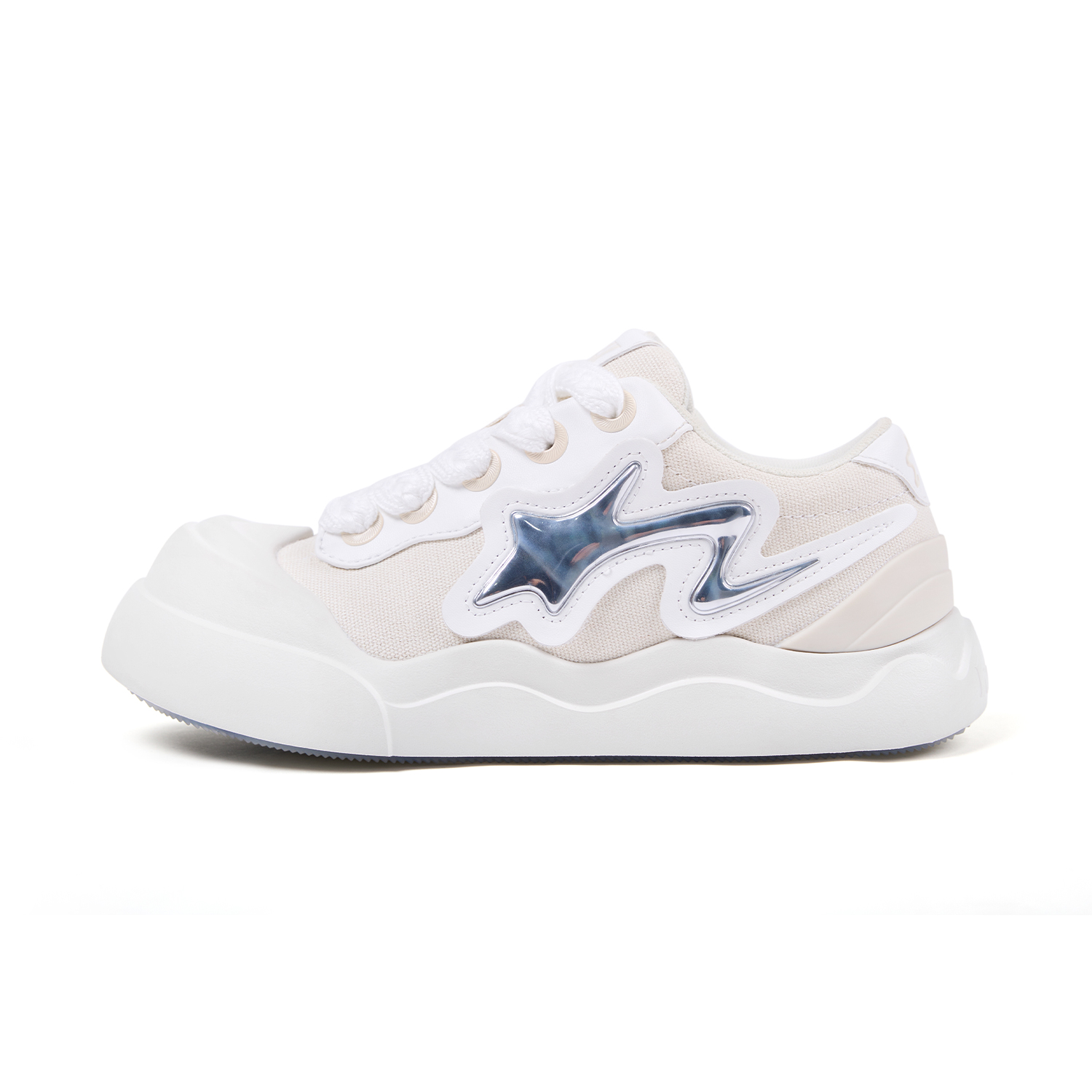 Hemy Casual Shoes Unisex Low-Top White/Blue White 41 - POIZON