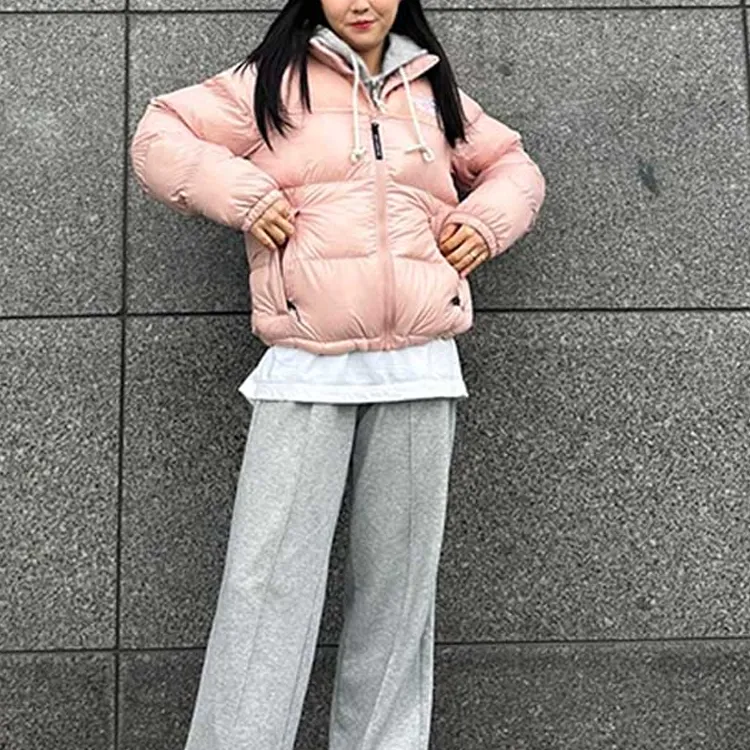 THE NORTH FACE W'S Nuptse on Ball Jacket Pale Pink Korea