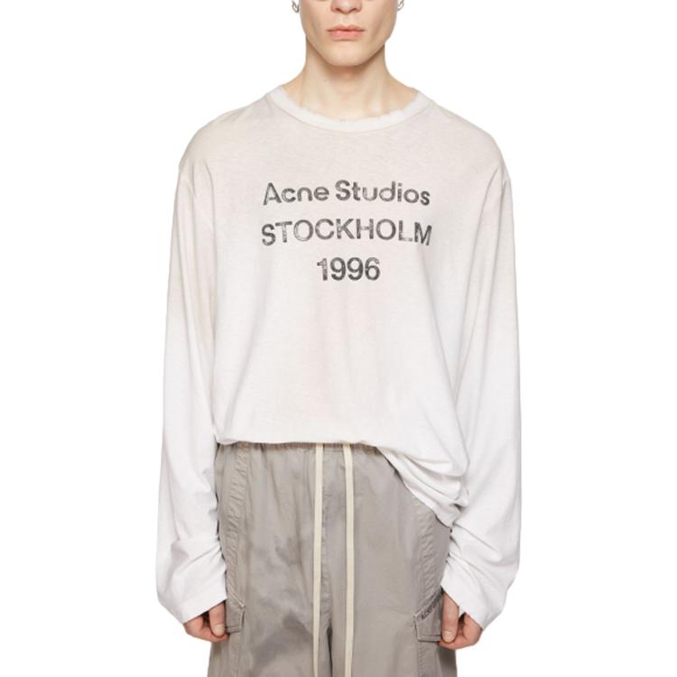 Acne Studios 1996 Print T-Shirt in White | LN-CC