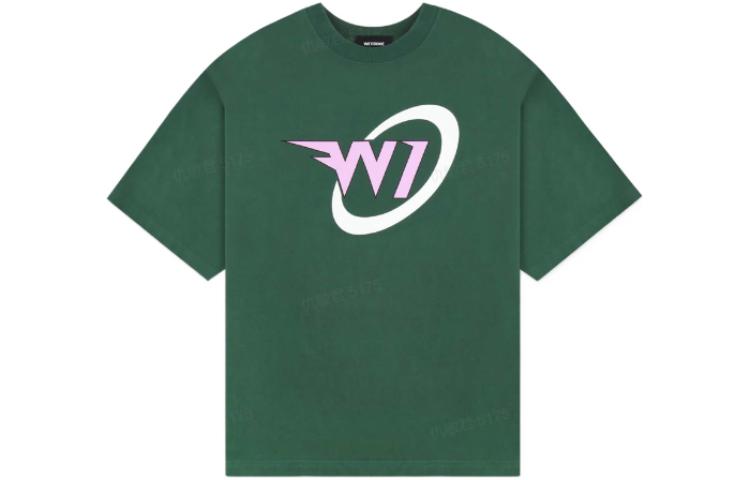 【関税込み】We11done グリーン コットン 長袖Tシャツ WE11DONE(ウェルダン) / 長袖Tシャツ/S/コットン/ホワイト