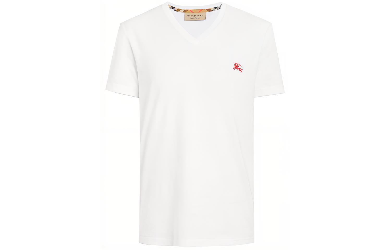 BURBERRY Mens T-Shirt, S, White | Amazon.com