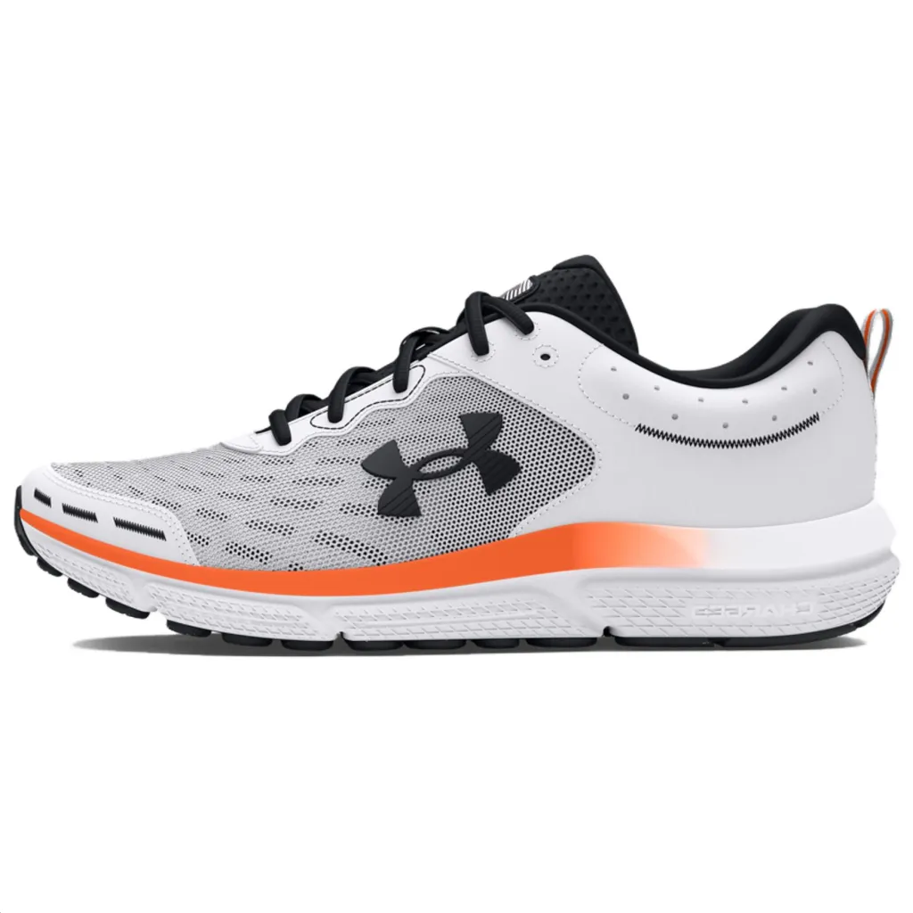 Under Stride armour Charged Assert 10 'White Black Orange Under Stride armour Charged Assert 10 'White Black Orange