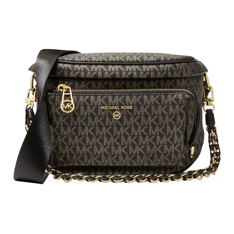 Hudson Crocodile Embossed Leather Crossbody Bag | Michael