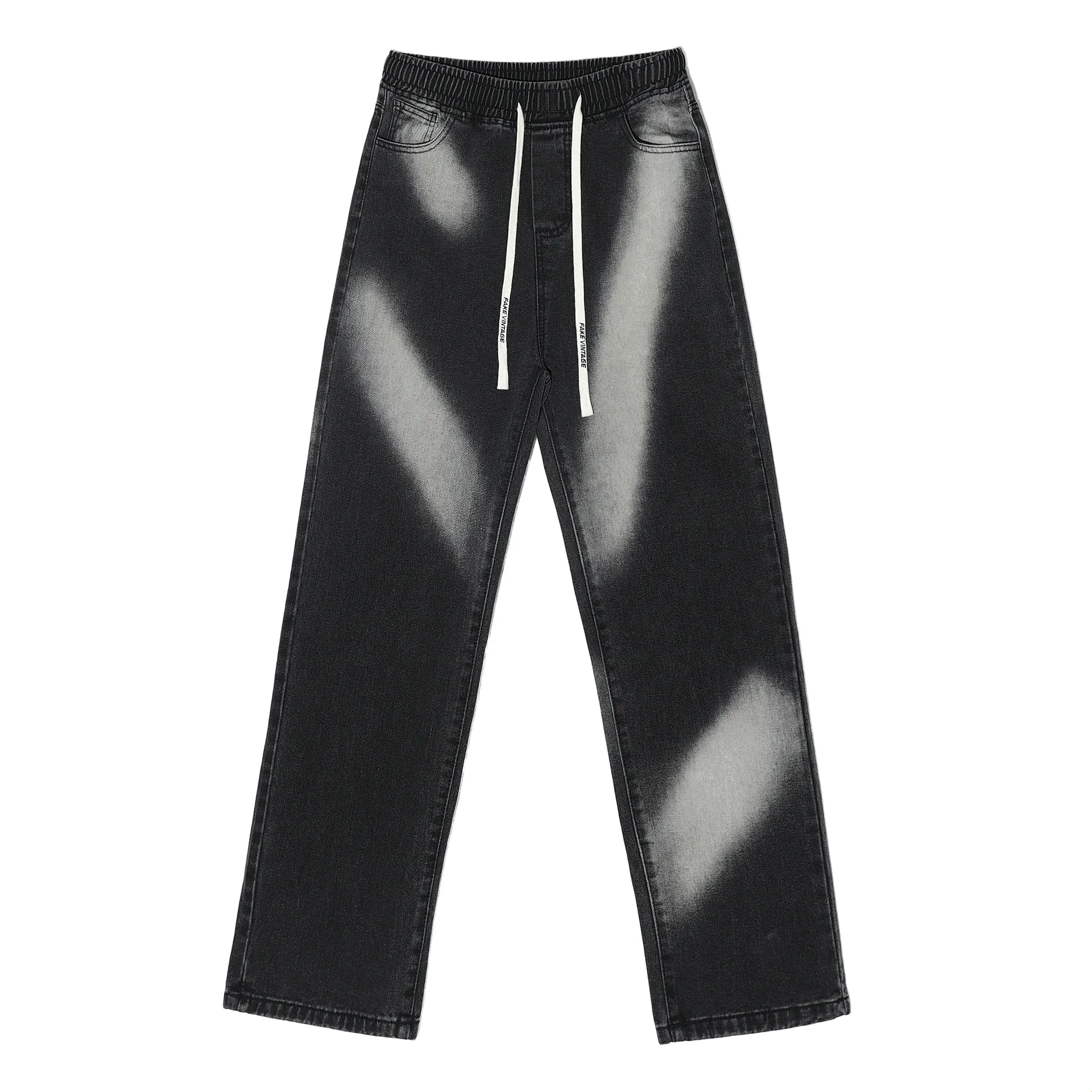 FAKE VINTAGE Jeans Unisex - POIZON