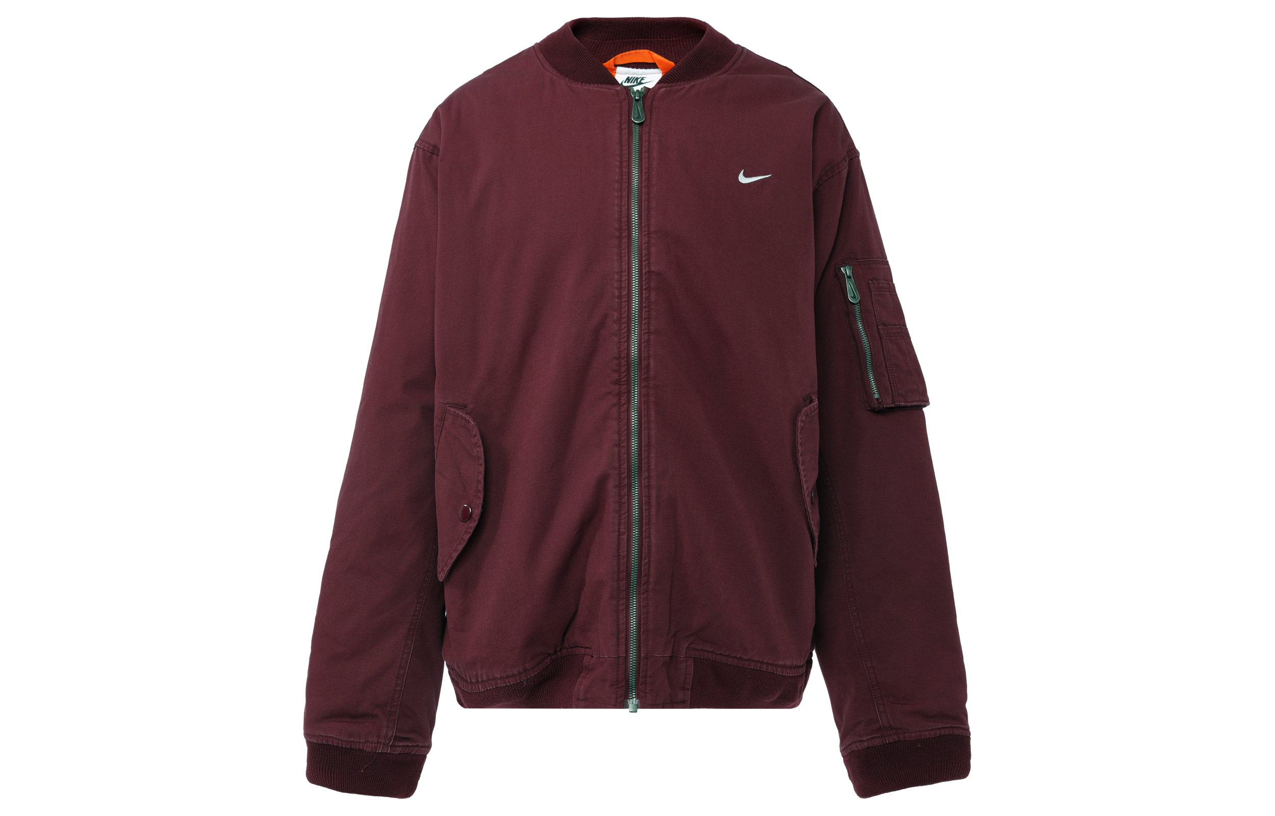 New Vintage NIKE Boys Varsity Jacket Red 10-12 Years M | eBay