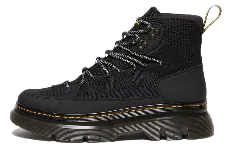 Dr.Martens Boury Leather Casual Boots Black POIZON