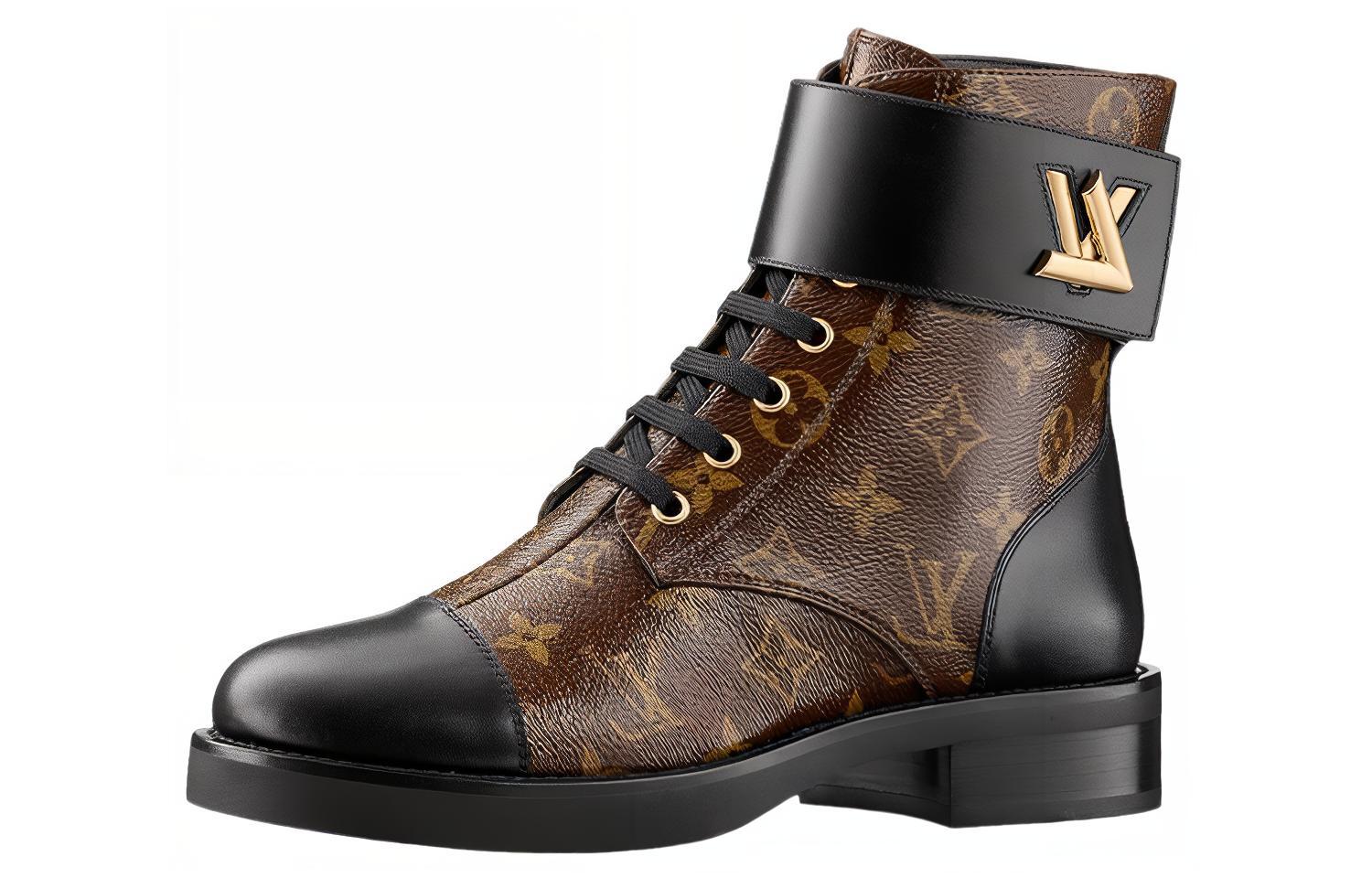 Louis vuitton boots brown best sale