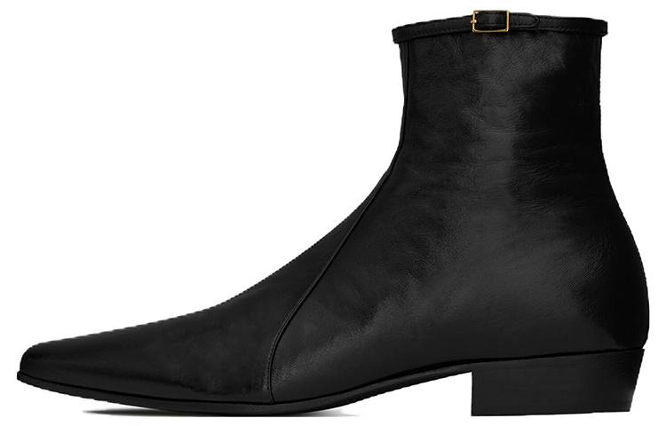 【SAINT LAURENT】ARSUN ZIPPED BOOTS SAINT LAURENT Arsun Zipped Boots - POIZON