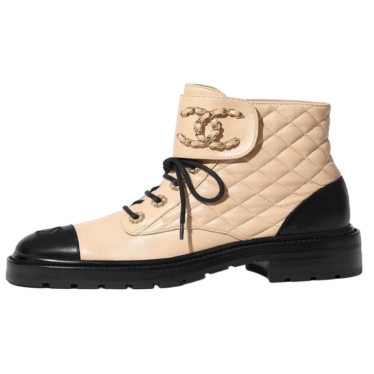 Chanel good AOP boot