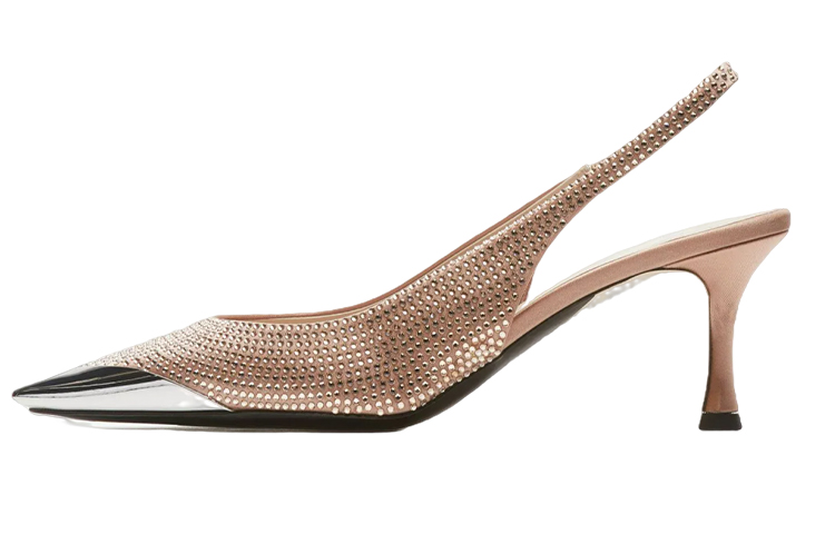 N°21 Pointed Toe Slingback Shoes N°21 Nº21 Embellished Slingback Pointed-Toe Pumps - POIZON